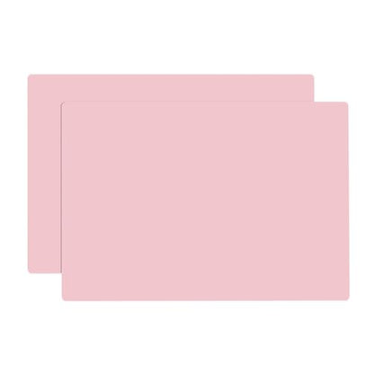Silicone Placemats, 2Pcs 15.7"x 11.8"x 0.03" Pink Silicone Table Mat, Silicone Mats for Baking, Jewelry, Kitchen Counter - color: Pink, size: 15.7"x 11.8"
