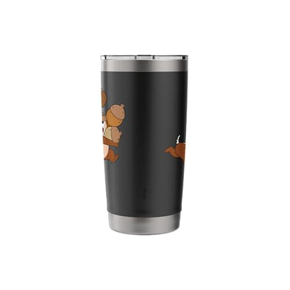 Disney Chip 'n Dale Chipmunks Acorn Run Stainless Steel Insulated Tumbler - color: Black