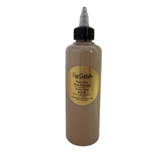 Premium Pour Painting Acrylic Paint | Ready to Pour | 8 FL OZ | Fluid Art Paint | Nude La La - color: Nude La La