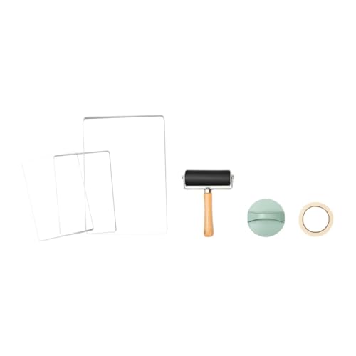Gel Printing Plate Kit Durability for Arts Crafts Art Printmaking Tool
