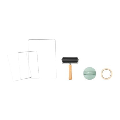 Gel Printing Plate Kit Durability for Arts Crafts Art Printmaking Tool