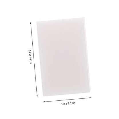 Housoutil 4Pcs Professional Rubber Carving Blocks for DIY Crafts Rubber Stamp Tools with Smooth Edges for Printmaking and Engraving Projects Each