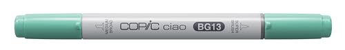 Copic Markers BG13 Ciao with Replaceable Nib, Mint Green - color: Mint Green