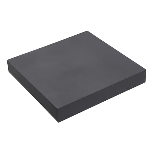 HARFINGTON Rubber Bench Block 7.8"x7.8"x1.2" Black Rubber Stamping Block Square Anti Vibration Pads for Jewelry Making Hammering Shaping Chasing Flattening Metals - size: 7.8"x7.8"x1.2"
