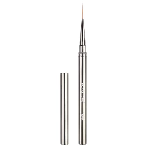 KADS 18mm Nail Liner Brush Ultra Thin Stripe Pen Fine Line Drawing Manicure | metal handle nail liner brush,ultra-fine bristles, thin line drawing for gel polish striping, floral & detail nail art design - color: 18mm (Single)