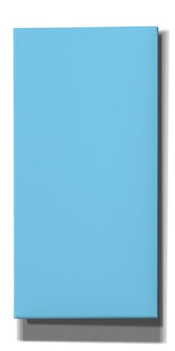 Epic Art Group Artist Stretched Baby Blue Printed Canvas, 8"x16"x0.75" Great for Acrylic Paint - color: Blue, size: 8x16
