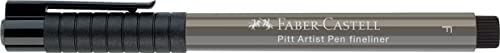 Faber-Castell Art & Graphic Pitt Artist Pen Fineliner India Ink Pen, Warm Grey Iv, Single Pitt Pen, For Art, Craft, Drawing, Sketching, Home, School, University, Colouring