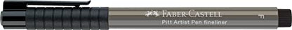 Faber-Castell Art & Graphic Pitt Artist Pen Fineliner India Ink Pen, Warm Grey Iv, Single Pitt Pen, For Art, Craft, Drawing, Sketching, Home, School, University, Colouring