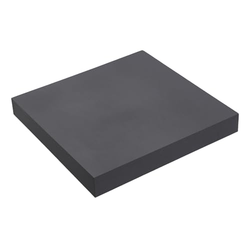 HARFINGTON Rubber Bench Block 7.8"x7.8"x1" Black Rubber Stamping Block Square Anti Vibration Pads for Jewelry Making Hammering Shaping Chasing Flattening Metals - size: 7.8"x7.8"x1"