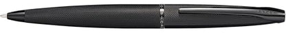 Cross ATX Brushed Black Stainless Steel Fine Nib Fountain Pen - Refillable Pen for Smooth Writing - Black Ink - Comfortable Grip - Long-Lasting - Professional Office Supplies - color: Brushed Black, style: Extra Fine Nib