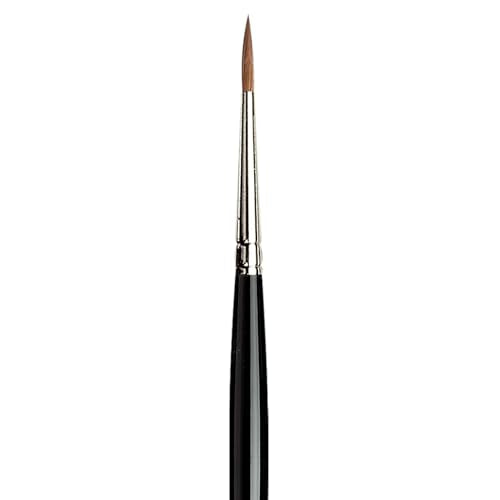 da Vinci Watercolor Series 10 Maestro Paint Brush, Round Kolinsky Red Sable, Size 3 - size: Size 3, style: Round Series 10