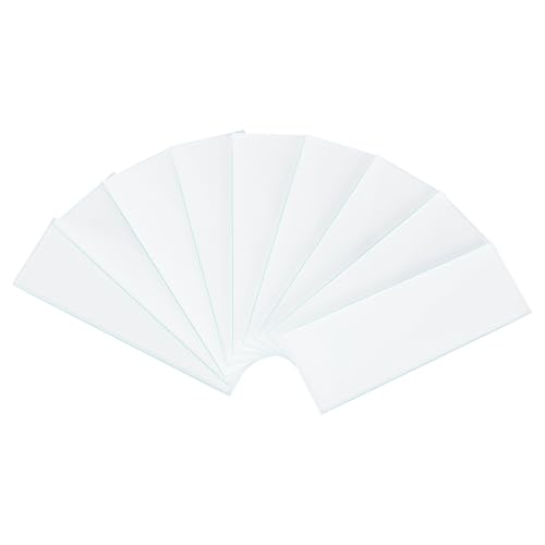 Labasics Glass-Backed TLC Plates, Silica Gel Sheets for Lab Analysis, High-Purity Layer, Fast Separation, 2.5 x 7.5 cm, 80 PCS