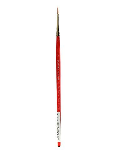 Winsor & Newton Sceptre Gold II Series 101 Short Handle Brush - Round #3 - size: #3, style: Round