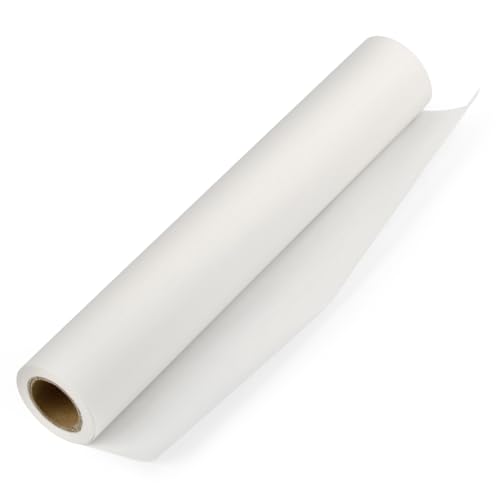 TIMESETL Tracing Paper Roll 14.7in x 55yd Trace Paper White Tracing Paper for Drawing Translucent Trace Paper Roll for Sewing Pattern Paper for Trace, Drawing, Sketch, Craft