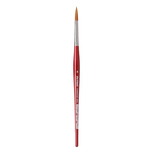 da Vinci Watercolor Series 5580 Size 8 Round - CosmoTop Spin Multi-Diameter Synthetic - Holds More Water Than Any Other Synthetic - Made in Germany - size: Size 8, style: Round