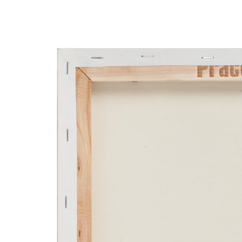 Practica Economy Stretched Cotton Canvas 20-Pack, 12x24 - Acid-Free Acrylic Primed Canvas for Acrylics, Pastels, Graphite, & More! - size: 12" x 24"