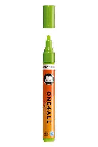 Molotow ONE4ALL Acrylic Paint Marker, 4mm, Grasshopper, 1 Each (227.233) - color: Grasshopper, style: Paint Marker - 4mm