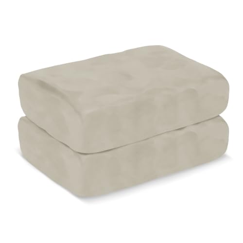 ZEHIQ Air Dry Clay-2.2 lbs Natural White Pottery Clay for Craft Projects | Wheel Throwing, Hand Building, Sculpting Molding, No Baking Required, Self-Hardening, Beginners & Professional Artists - color: white