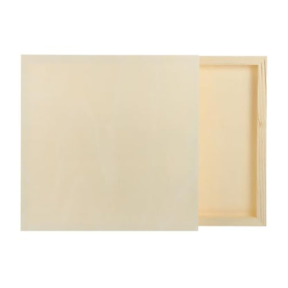 MECCANIXITY 2 Pack Wood Canvas Boards, 10x10 Inch Art Canvases Square Unfinished Wood Panel for Painting, Crafts, DIY Projects, Pouring Art - size: 10x10 Inch