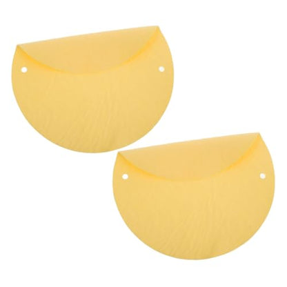 DIYEAH 2pcs Dual Hole Design Clay Throwing Pad for Pottery Wheel Bat Durable and Reusable Mat for Potters Compatible with Density Boards