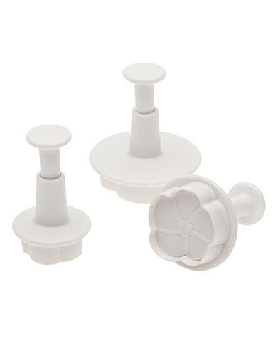 Ateco Set of 3 Sugar Paste Flower Cutters - style: 5-Petal Flower, set of 3