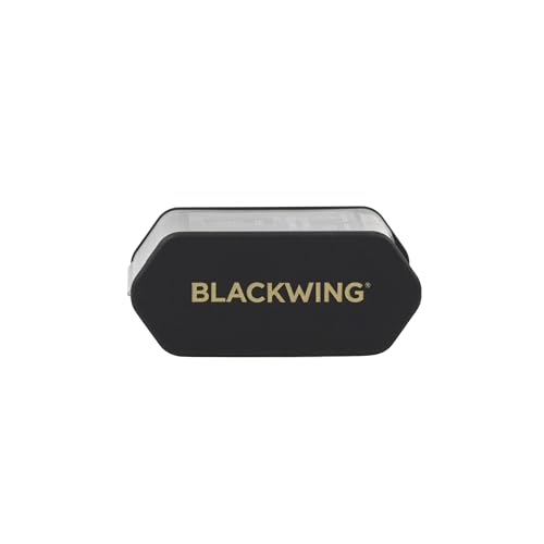 Blackwing Pencil Sharpener, Two-Step Sharpener, Black 104285