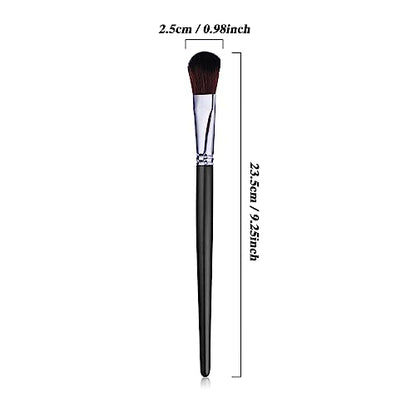 10 Pcs Mop Brush for Acrylic Painting 1 Inch Oval Blending Brushes Artist Paint Brushes for Acrylic Watercolor Oil Painting Face Body Art