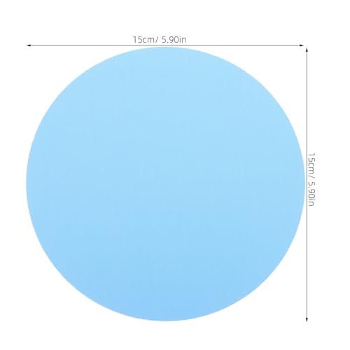 VILLCASE PVC Printmaking Linoleum Blocks for Artistic Crafting Round Blank Stamp Carving Tools User-Friendly for DIY Projects and Art Supplies