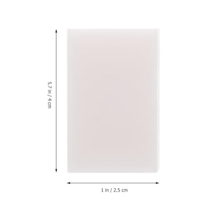 HAPINARY 4 Pcs Rubber Carving Blocks Set 4x2.5cm Soft Rubber Stamp Material for DIY Handmade Crafts and Stamp Making Art Supplies