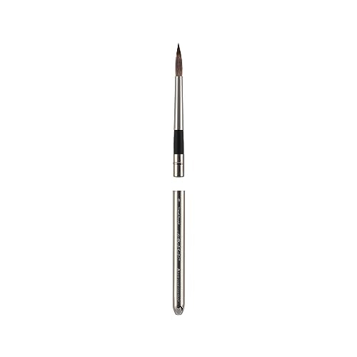 New York Central Oasis Synthetic Brush - Travel Round #8 - Handmade in Germany, Professional Watercolor Brushes with Ergonomic Handle, Soft, Absorbent Bristles for Artists - size: Travel Round #8