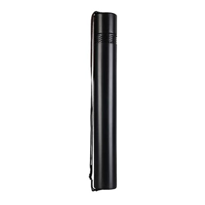 Telescoping Poster Tube Extendable with Strap, Telescoping Art Transport for Document Drawing Extendable Carrying Strap - color: Black