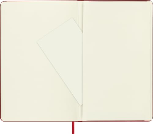 Moleskine Art Sketchbook, Hard Cover, Large (5" x 8.25") Plain/Blank, Scarlet Red, 104 Pages