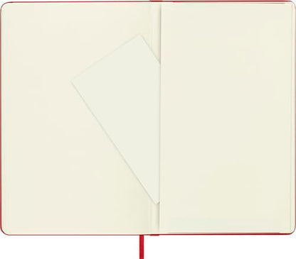Moleskine Art Sketchbook, Hard Cover, Large (5" x 8.25") Plain/Blank, Scarlet Red, 104 Pages