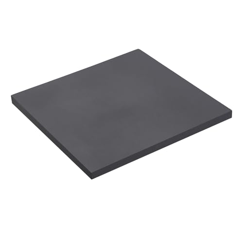 HARFINGTON Rubber Bench Block 7.8"x7.8"x0.4" Black Rubber Stamping Block Square Anti Vibration Pads for Jewelry Making Hammering Shaping Chasing Flattening Metals - size: 7.8"x7.8"x0.4"