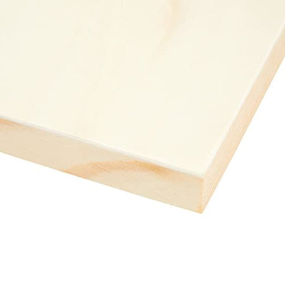 Juvale Wooden Canvas Board - 8 x 8 x 0.75 in, Natural Pine, Pack of 6 - Unfinished Wooden Frames for Crafts - Versatile Art Supply Wood Panel for Painting, Acrylic, Oil & Watercolor