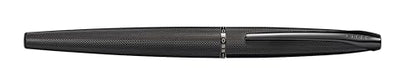 Cross ATX Brushed Black Stainless Steel Fine Nib Fountain Pen - Refillable Pen for Smooth Writing - Black Ink - Comfortable Grip - Long-Lasting - Professional Office Supplies - color: Brushed Black, style: Extra Fine Nib