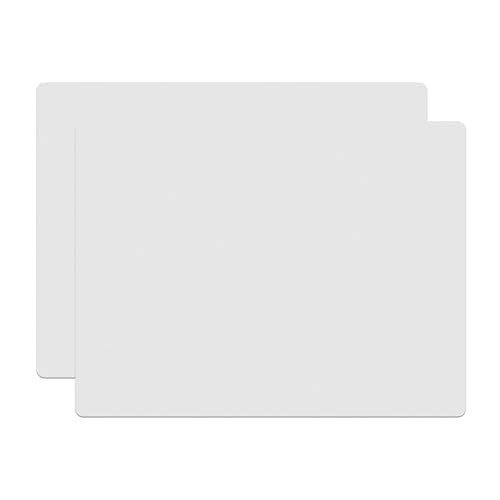 2Pcs 15.7"x 11.8"x 0.03" Frosted Silicone Table Mats, Silicone Placemats for Baking, Jewelry, Painting - color: Frosted, size: 15.7"x 11.8"
