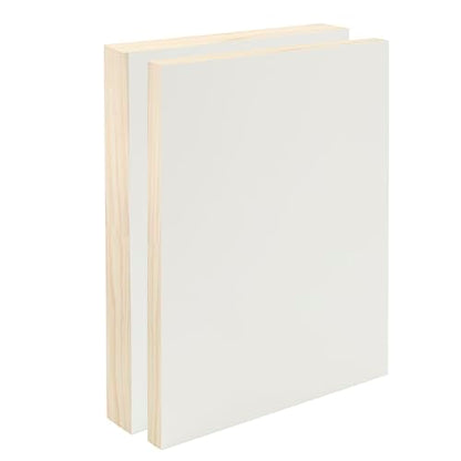 Da Vinci Pro Medium Textured Gesso Panel -3x9-7/8" Depth Wood Panel for Painting - Accepts Mediums Like Canvas - for Oils, Acrylics, Mixed Media, Pastels & Drawing Sticks - size: 3x9"