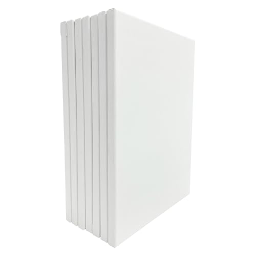 Artist's Loft 7 Count 11” x 14” Super Value Canvas Necessities - Acid Free Cotton Canvas for Paint, Acrylic, & Oils - 1 Pack - size: 11 x 14 inches