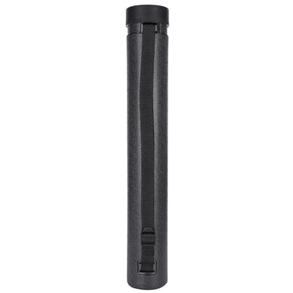 Telescopic Drawing Tube Plastic Storage Case with Flip Cover for Posters Maps Documents Art Supplies (Black) - color: Black
