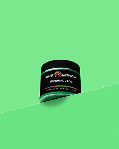 Eye Candy Pigments Premium Green Mica Powder - Imperial Jade (50gr) - for Epoxy, Resin, Soap, Paint, Woodworking, Acrylic Pouring, Bath Bombs, Fishing Lures - DIY Arts and Crafts Additive - color: Imperial Jade