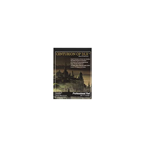 Centurion Deluxe Oil Primed Linen Pad 6"x8" - 6 Pack 10 Sheets Per Pad - 60 Pages Total - 11 oz. No Bleed Pages, Lightweight, Easy to Travel Canvas Pad for Plein Air Painting
