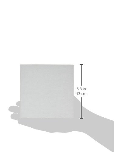 Ampersand Art Supply Wood Gesso Art Painting Panel: Canvas Texture, 3/4" Cradled Profile, 5"x5" - size: 5"x5", style: 3/4" Cradled
