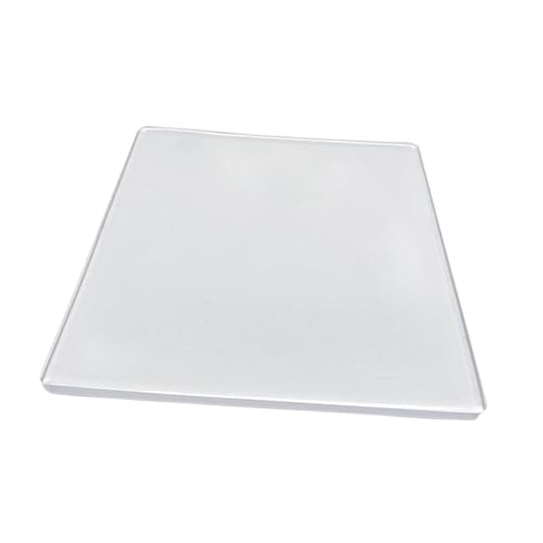 Gel Printing Plate Flexible Monoprinting Print Plate Card Making Scrapbooking Gel Plate DIY Arts and Crafts Journaling Sturdy Material Suitable for Ar, Square - color: Square