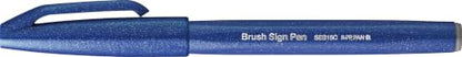 Pentel Brush Sign Pen - Blue (Pack of 10) - color: Blue