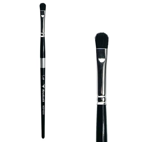 Trekell Mop Artist Brushes for Watercolor, Acrylic, and Oil Painting - Short Handle - size: 1/4"