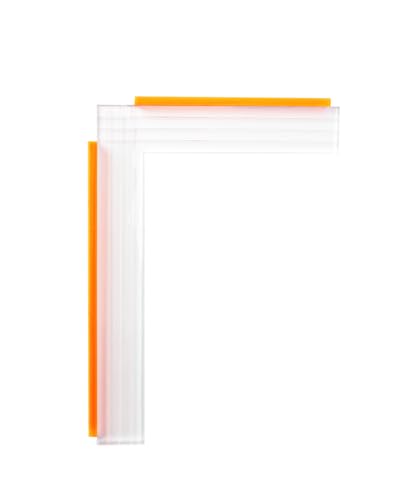 UCEC Paper Positioning Tool (6×8 inch) – Small Gel Plate Printing Placement Tool for Paper Alignment Layering, Acrylic L Square Ruler for Gel Printing Plate, Printmaking and Card Making Supplies - color: Small:6 x 8 in