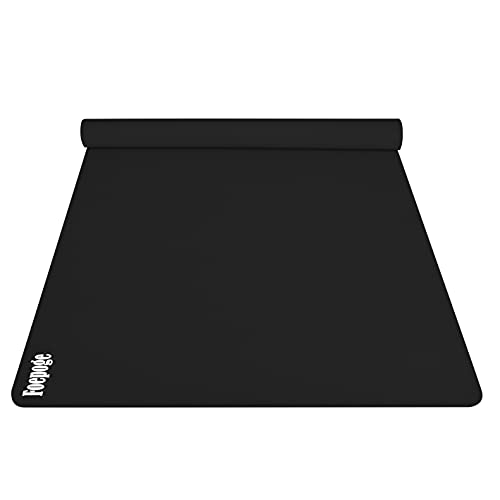 31.5" x 23.6" Extra Large Silicone Mat for Resin Casting, Epoxy and Crafts, Nonstick Silicone Sheet for Jewelry Casting Molds, Countertop Protector Mat Heat Resistant Placemats by Foepoge, Black - color: Black