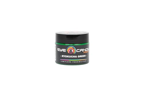 Eye Candy Resin Pigment Paste – Highly Pigmented Epoxy Color, 2 oz, Solid Non-Metallic, Mixable for Custom Shades (Ryokucha Green) - color: Ryokucha Green