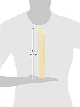 Ampersand Art Supply Unprimed Basswood Artist Panel, 1-1/2" Cradled Profile, 6"x12" - size: 6"x12", style: 1-1/2" Cradled